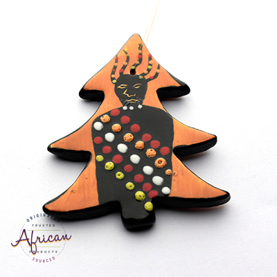 Ceramic Christmas Tree Decoration Zulu