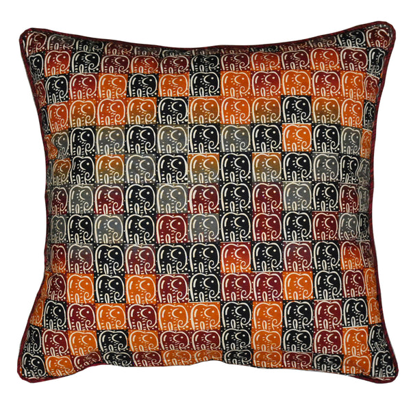 Kudhinda Cushion Cover 50x50cm –  Elephant (Naturals)