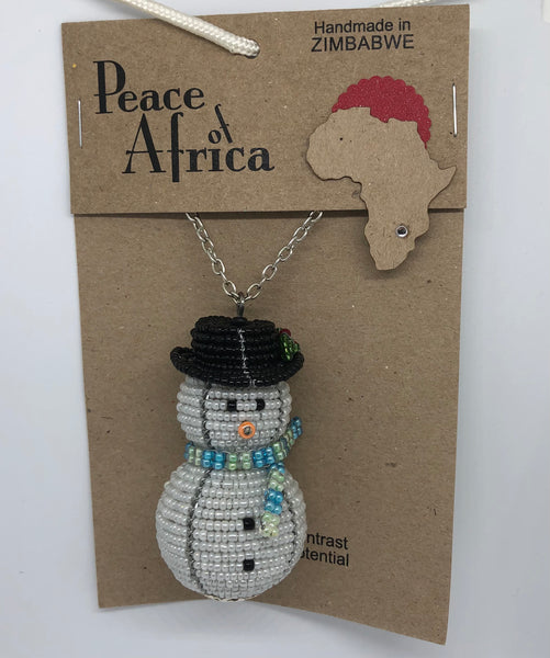 Peace of Africa : Beaded 3D Snowman