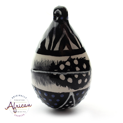 Ceramic Christmas Tear Drop Decoration Ndebele