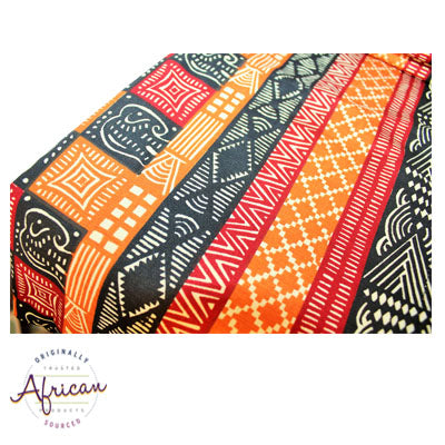 Kudhinda Table Runner 200x40cm (unlined) – Elephant (Naturals)