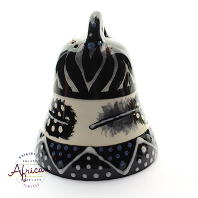 Ceramic Christmas Bell Decoration Ndebele