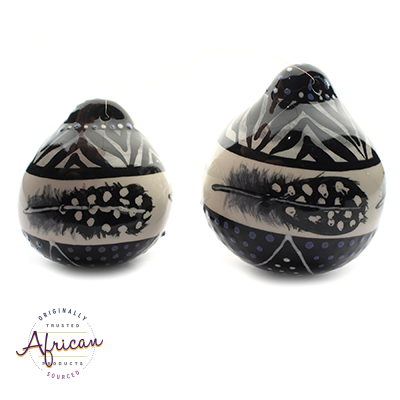 Ceramic Christmas Ball Decoration Ndebele