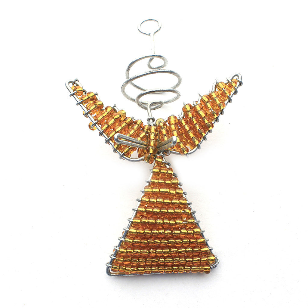 Beaded Christmas Angels (Green)