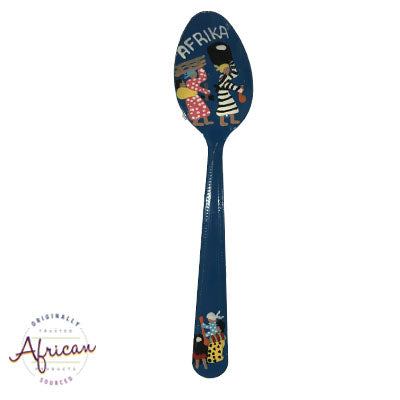 Painted Teaspoons - Fridge Magnet: Carrying the load