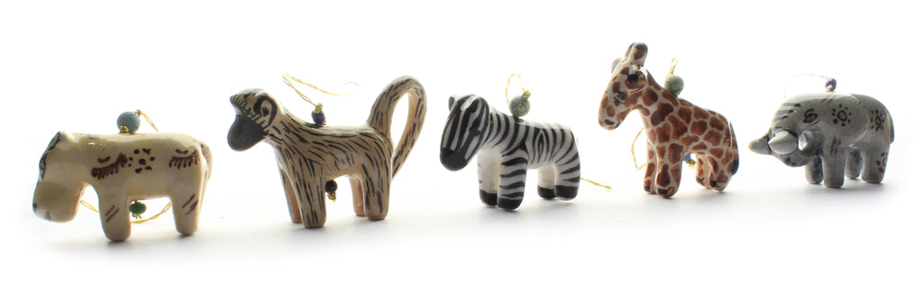 Ceramic Christmas Decoration Baboon