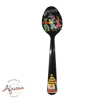 Painted Teaspoons - Fridge Magnet: On the move