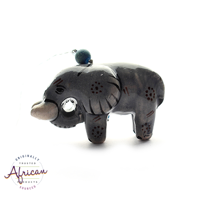 Ceramic Christmas Decoration Elephant
