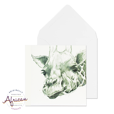 Greetings Card - Giraffe