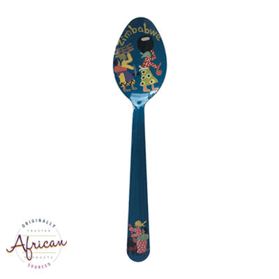 Painted Teaspoons - Fridge Magnet: Carrying the load