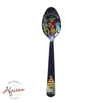 Painted Teaspoons - Fridge Magnet: On the move