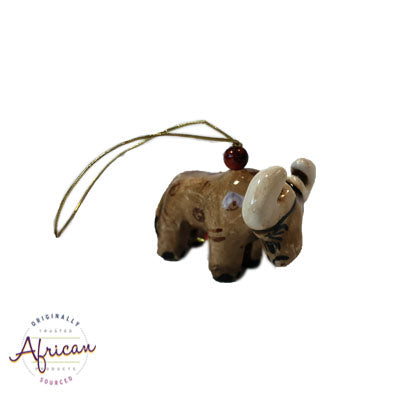 Ceramic Christmas Decoration Buffalo