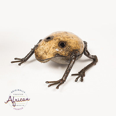 Recycled Metal Frog