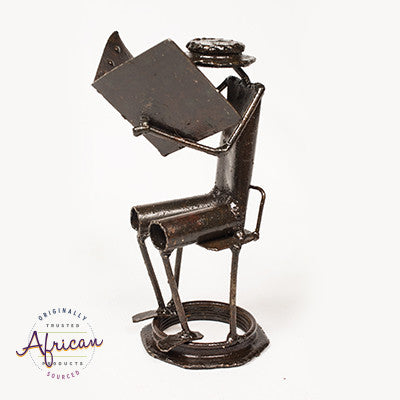 Recycled Metal Book Reader