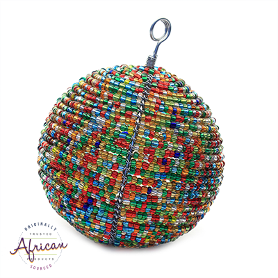 Beaded christmas deals ball ornaments