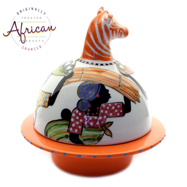 Ceramic Domed Butter Dish Shashi