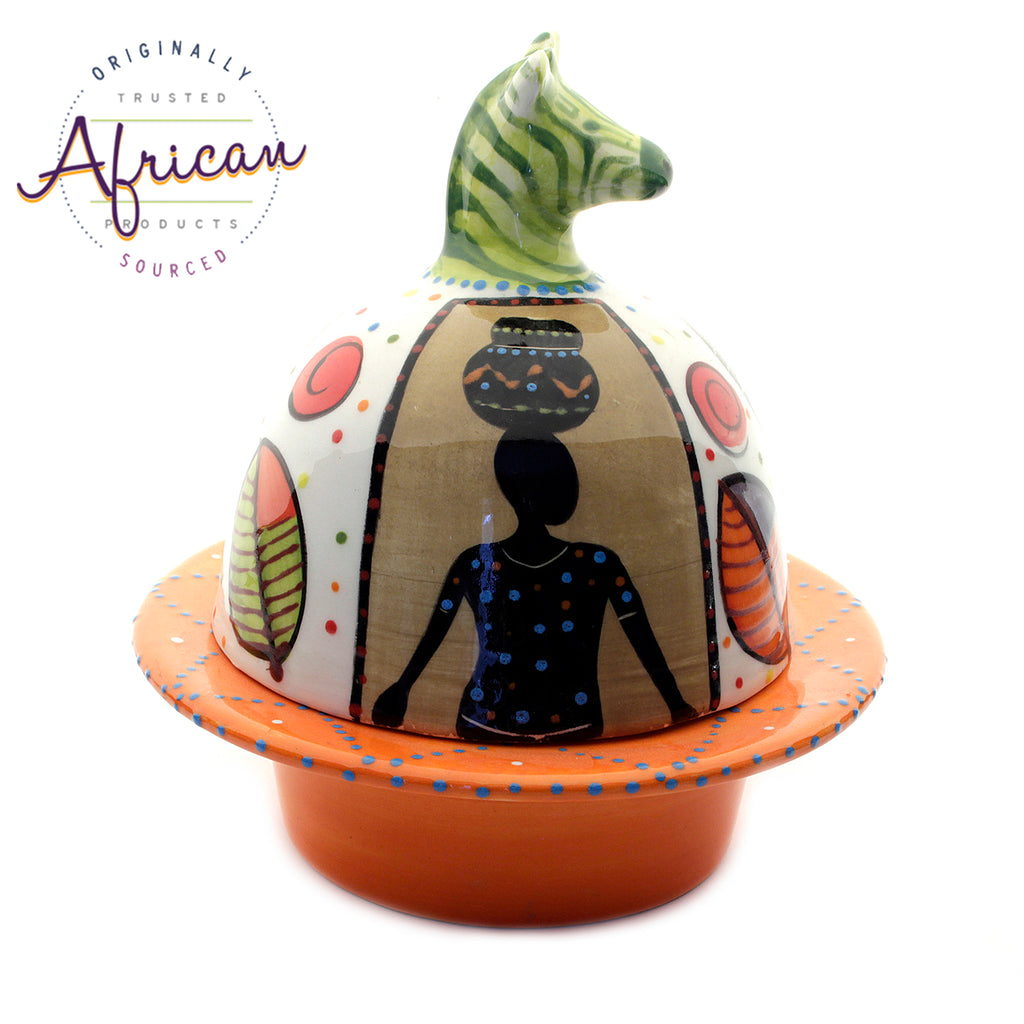 Ceramic Domed Butter Dish Khoi Khoi