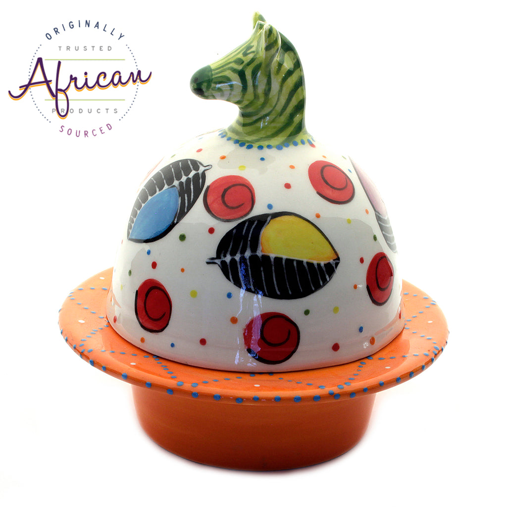 Ceramic Domed Butter Dish Khoi Khoi