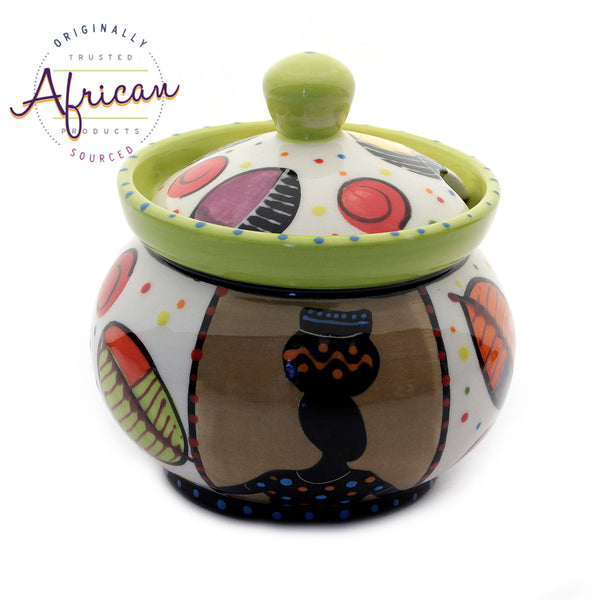 Ceramic Sugar Bowl Khoi Khoi
