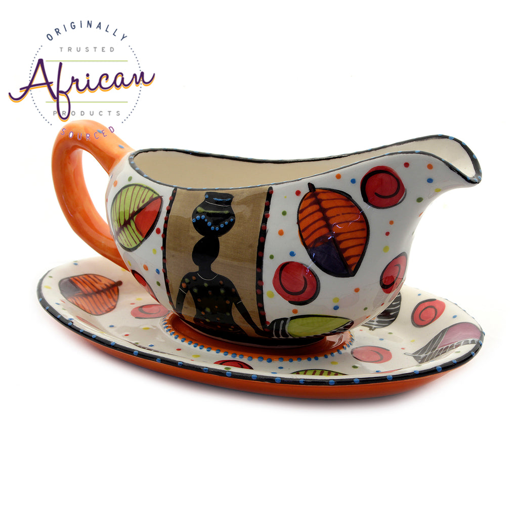 Ceramic Gravy Boat Khoi Khoi