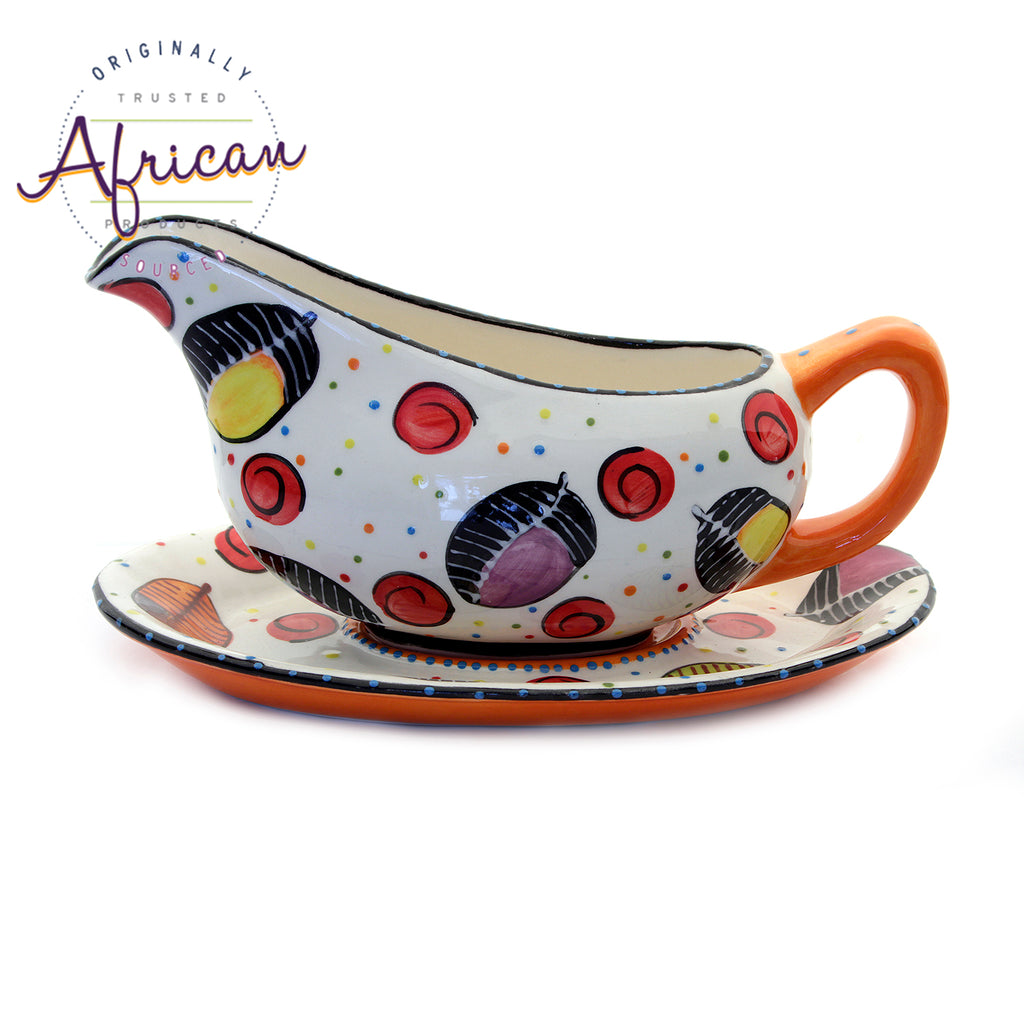 Ceramic Gravy Boat Khoi Khoi