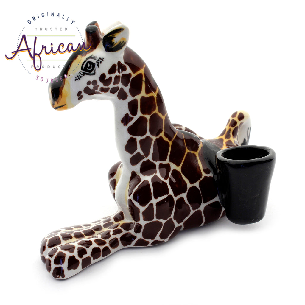 Ceramic 3D Toothpick Holder Giraffe