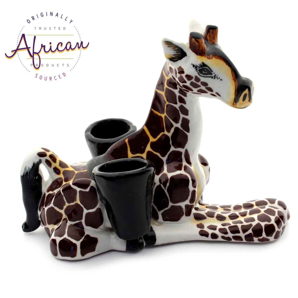 Ceramic 3D Toothpick Holder Giraffe