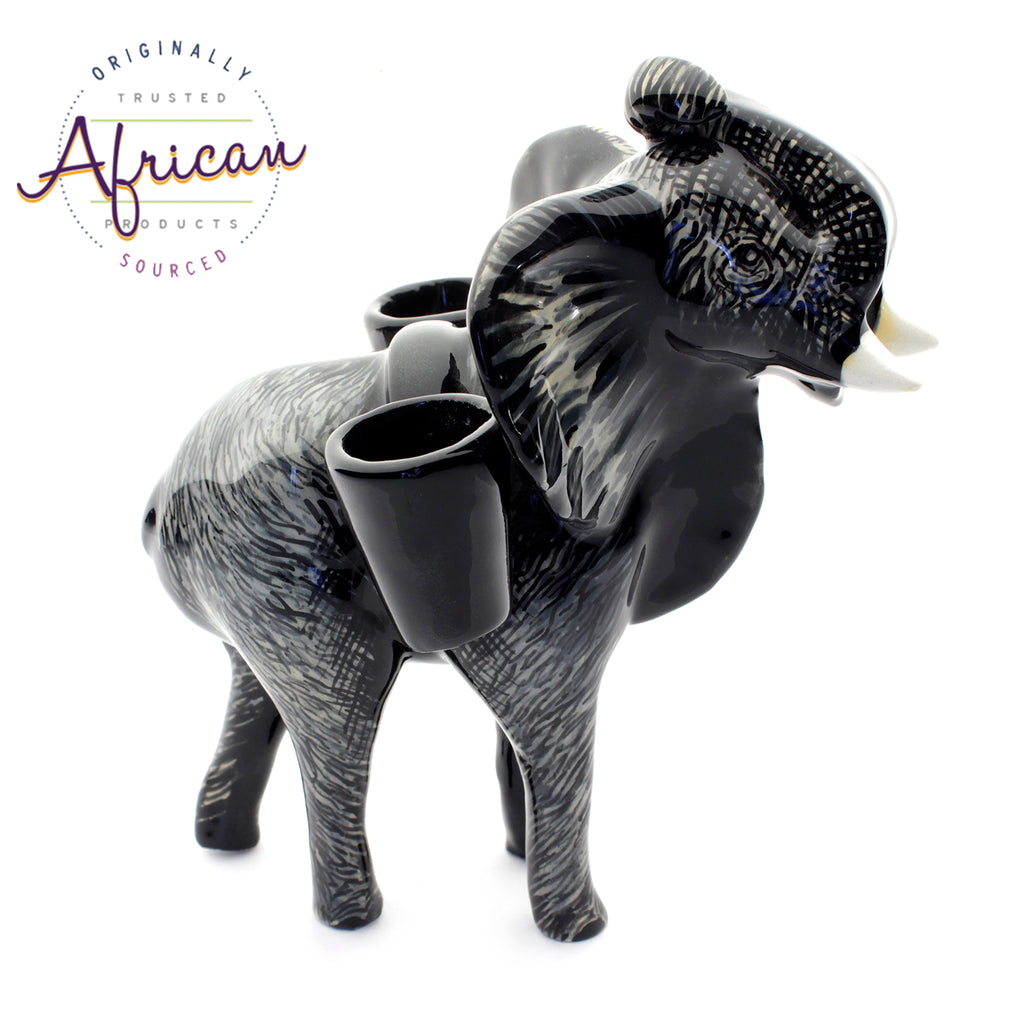 Ceramic 3D Toothpick Holder Elephant