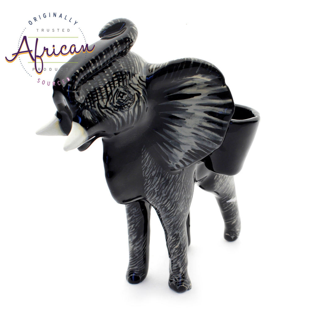Ceramic 3D Toothpick Holder Elephant