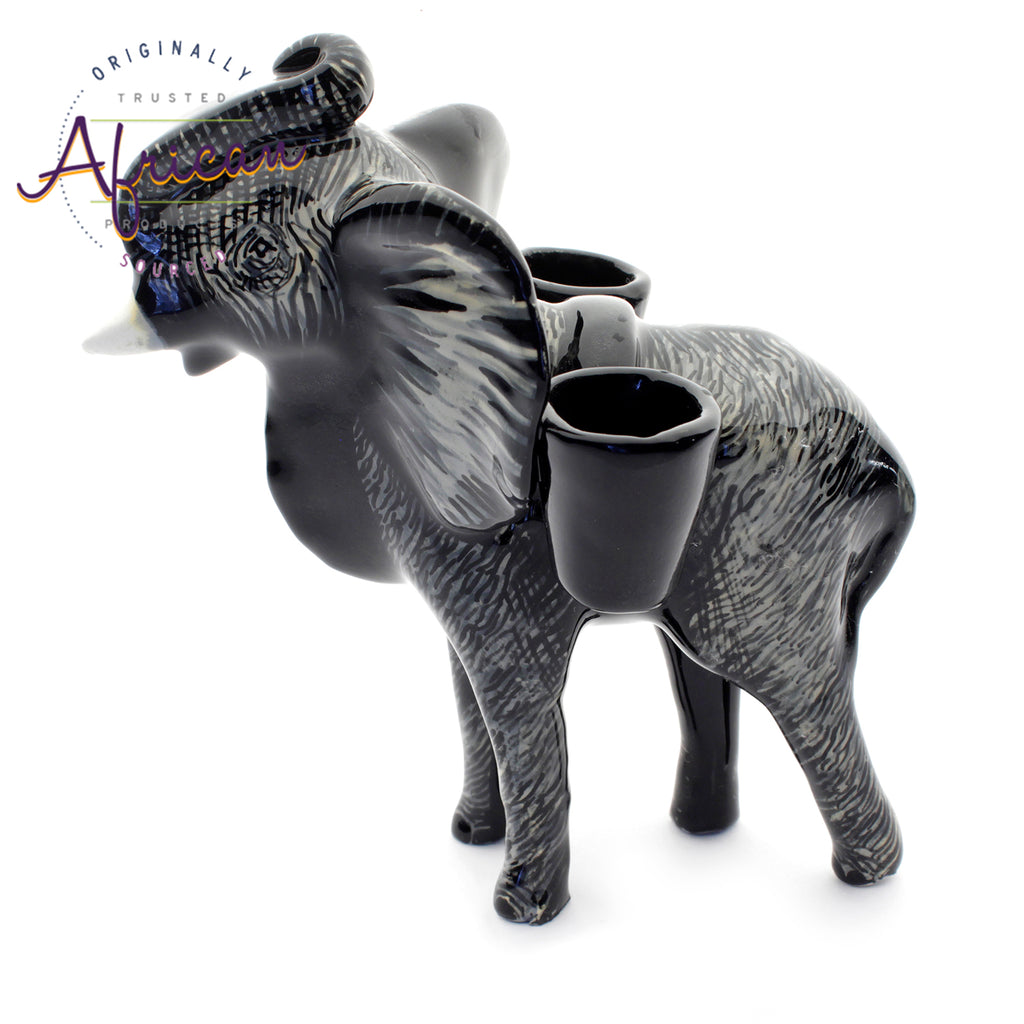Ceramic 3D Toothpick Holder Elephant