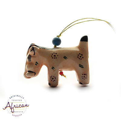Ceramic Christmas Decoration Warthog