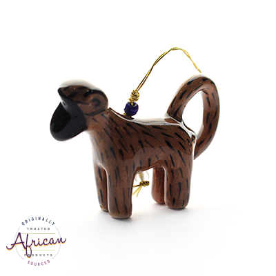 Ceramic Christmas Decoration Baboon