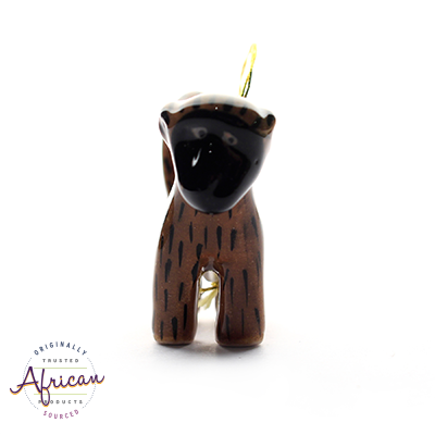 Ceramic Christmas Decoration Baboon