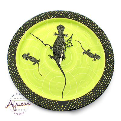 Clock Green Lizard