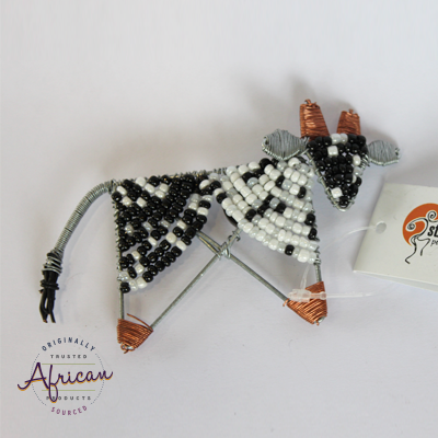 Beaded Magnet - Cow
