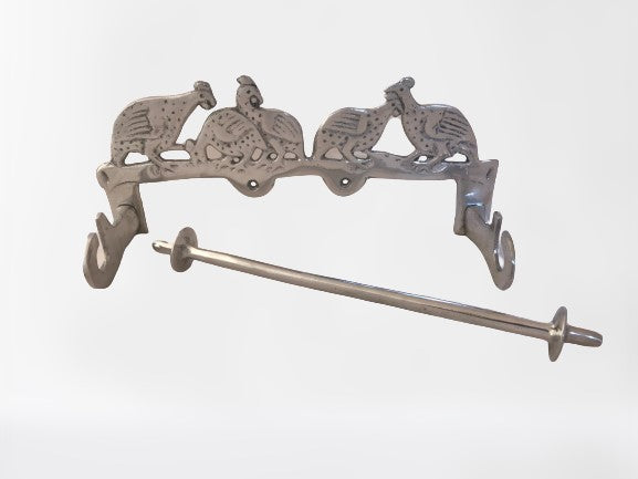 Simpli Simbi - Kitchen Paper Towel Holder/Rail (Guinea Fowl)