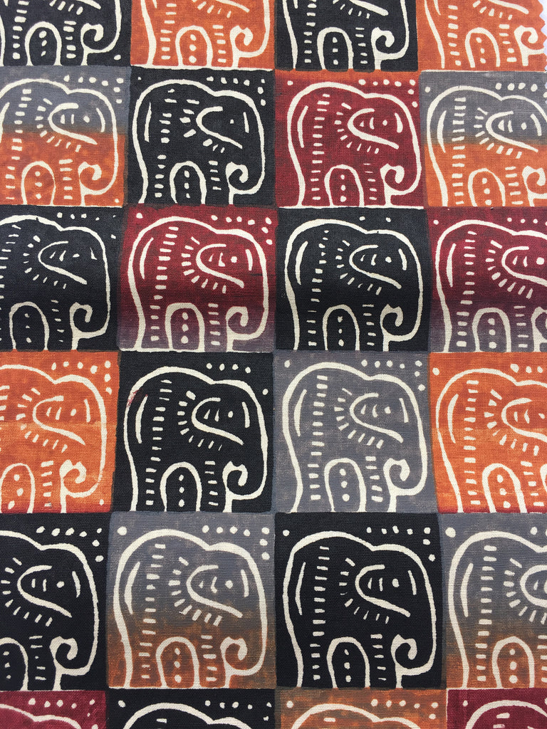 Kudhinda Table Runner 200x40cm (unlined) – Elephant (Naturals)