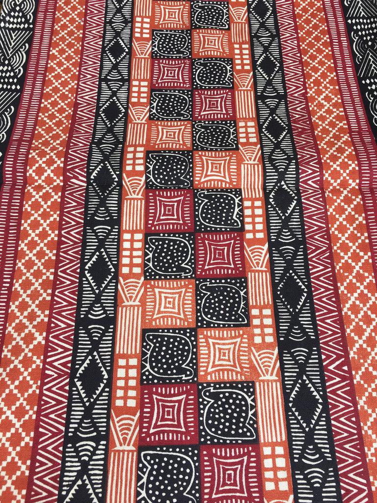 Kudhinda Table Runner 260x40cm (unlined) – Guinea Fowl (Naturals)