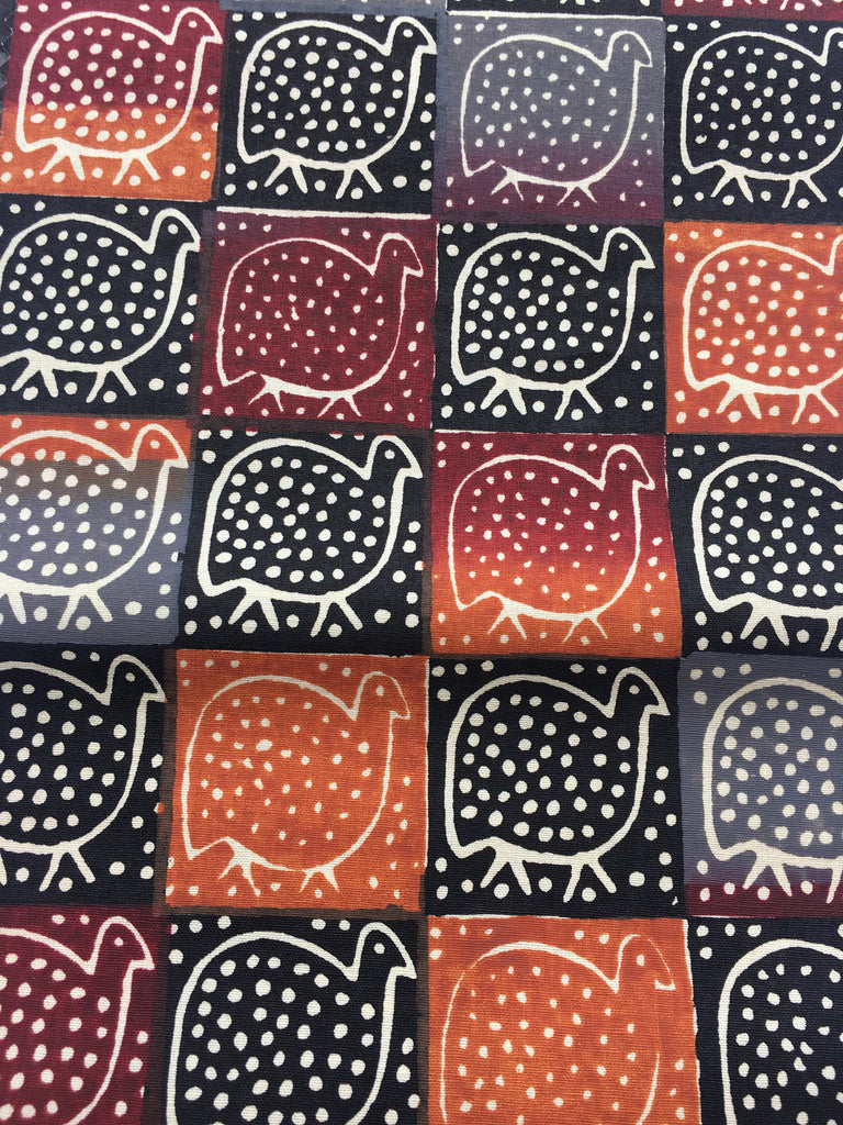 Kudhinda Table Runner 260x40cm (unlined) – Guinea Fowl (Naturals)