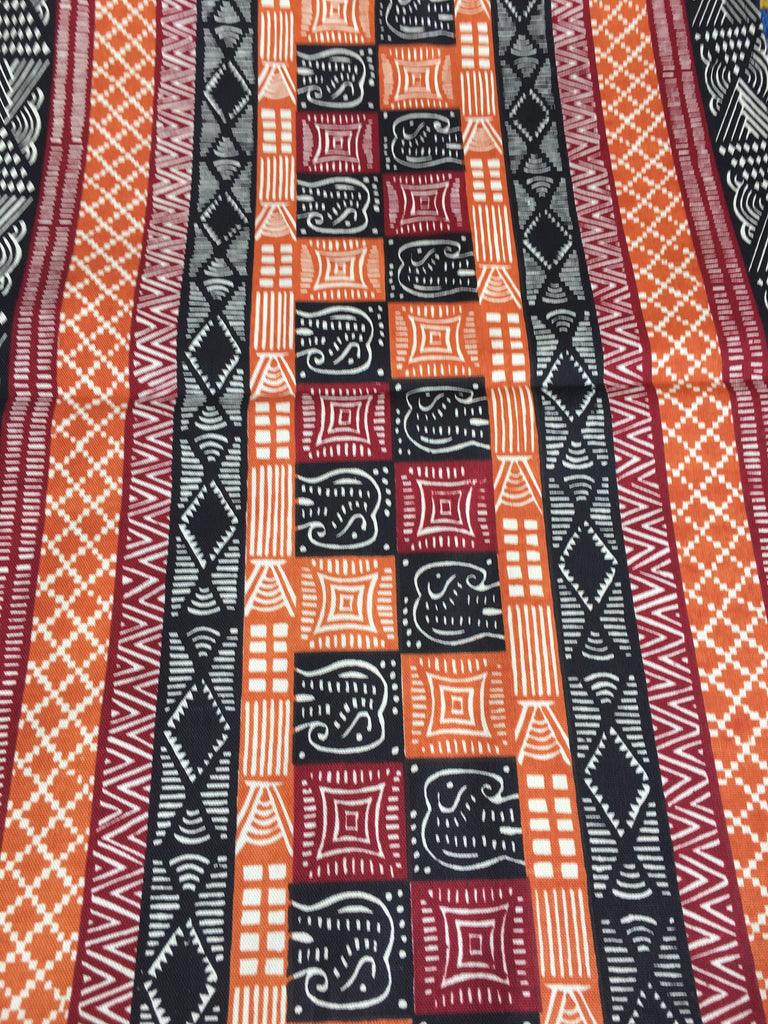 Kudhinda Table Runner 200x40cm (unlined) – Elephant (Naturals)