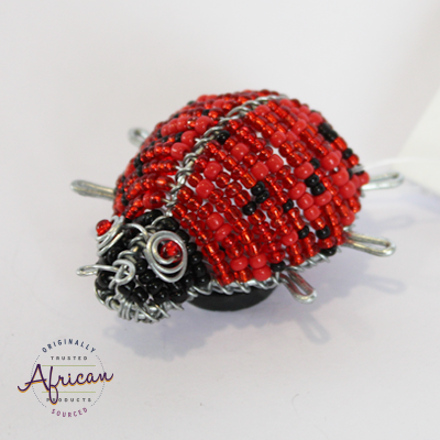 Beaded Magnet - Ladybird