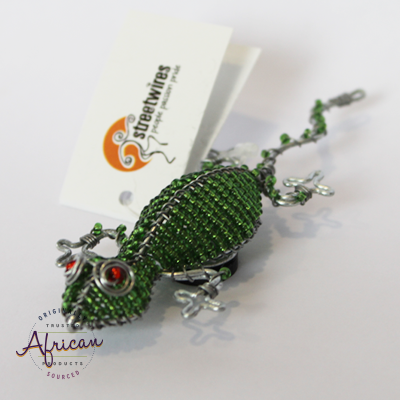 Beaded Magnet - Gecko/Lizard