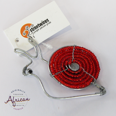 Beaded Magnet - Snail