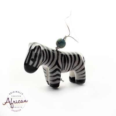 Ceramic Christmas Decoration Zebra